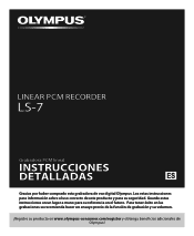 Olympus LS-7 LS-7 Instrucciones Detalladas (Espa?ol)