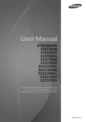 Samsung S23C350H User Manual Ver.1.0 (English)
