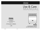 Viking RVDR3305BSS Use and Care Manual