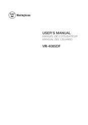 Westinghouse VR4085DF User Manual