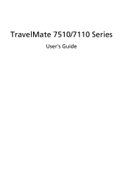 Acer TravelMate 7510 User Manual