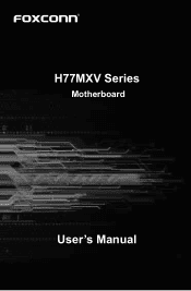 Foxconn H77MXV User manual