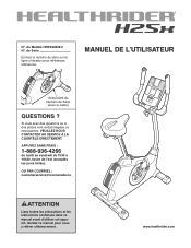 HealthRider H25x Bike Canadian French Manual