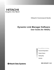 HP XP P9500 Hitachi Dynamic Link Manager Software User Guide for AIX (6.6) (T5208-96012, November 2011)