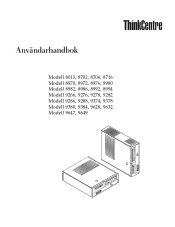 Lenovo ThinkCentre A53 (Swedish) User guide