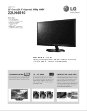 LG 22LN4510 Specification - English