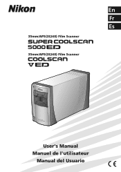Nikon 9238 Super Coolscan LS5000 ED / Coolscan V ED User's Manual