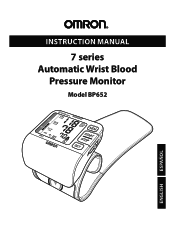 Omron BP652 Instruction Manual