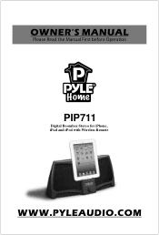 Pyle PIP711 PIP711 Manual 1