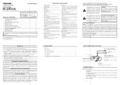 Toshiba IK-DF03A Instruction Manual