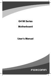 Foxconn G41M English Manual.