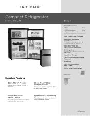 Frigidaire FFPH31M6LM Product Specifications Sheet (English)