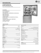 LG LDCS24223W Owners Manual - English
