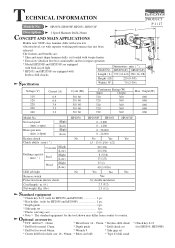 Makita HP2050F Technical Reference