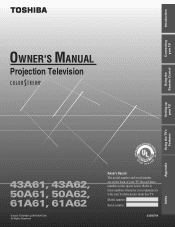 Toshiba 43A62 Owners Manual
