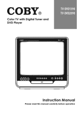 Coby TV-DVD1390 Instruction Manual