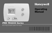 Honeywell TH3110D1008 Owner's Manual