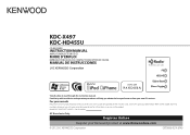 Kenwood KDC-HD455U Instruction Manual