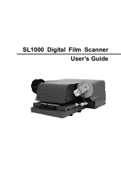 Konica Minolta SL1000 Digital Film Scanner SL1000 User Guide