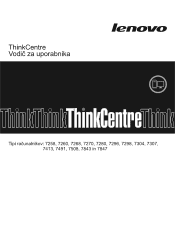 Lenovo ThinkCentre M58e Slovenian (User guide)