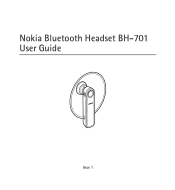 Nokia BH 701 User Guide