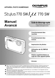 Olympus Stylus 770 SW Stylus 770 SW Manuel Avanc瞨Fran栩s)