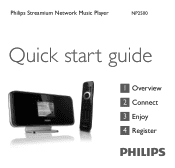 Philips NP2500 Quick start guide