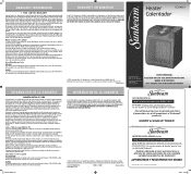 Sunbeam SCH4051 User Manual