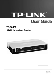 TP-Link TD-8840T User Guide