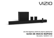 Vizio SB4051-C0 Quickstart Guide (Spanish)
