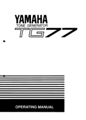 Yamaha TG77 Owner's Manual (image)