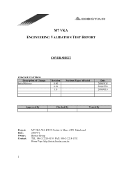 Biostar M7VKA M7VKA compatibility test report