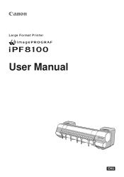 Canon imagePROGRAF iPF8100 User Manual for Windows