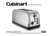 Cuisinart CPT-2500 User Manual