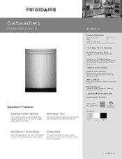 Frigidaire FFID2423RS Product Specifications Sheet