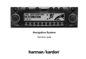 Harman Kardon TRAFFIC PRO-G Owners Manual