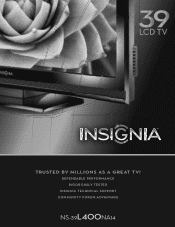 Insignia NS-39L400NA14 Information Brochure (English)