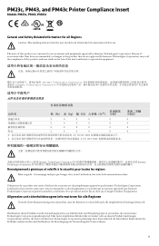 Intermec PM43/PM43c PM23c, PM43, and PM43c Printer Compliance Insert