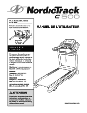 NordicTrack C500 Treadmill French Manual