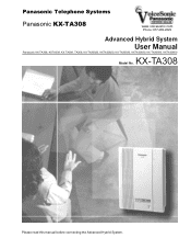 Panasonic KX-TA30820B User Manual