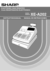 Sharp XE-A202 XE-A202 Operation Manual in English and Spanish