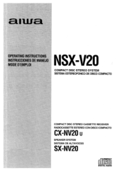 AIWA CX-NV20U Operating Instructions