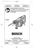 Bosch 11239VS Operating Instructions