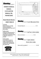 Danby DMW1158BL Owners Manual