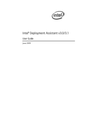 Intel Deployment IDA 3.0/3.1 User Guide