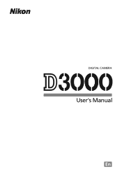 Nikon D3000 D3000 User's Manual