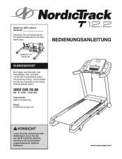 NordicTrack T 12.2 Treadmill German Manual
