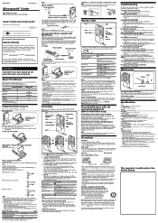 Sony M-645V Operating Instructions