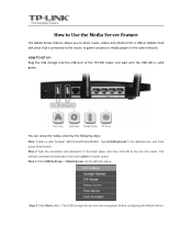 TP-Link AC750 Archer C20i V1 Media Server Application Guide
