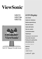 ViewSonic VP171B User Guide